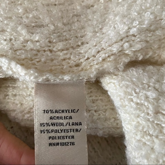 eci Teddy Cardigan Blazer Sweater SZ M (fits like a small) - Picture 9 of 9